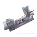 Progressive Cavity Pump Stainless steel chemical slurry pump G type screw pump viscous oil residue pump Supplier